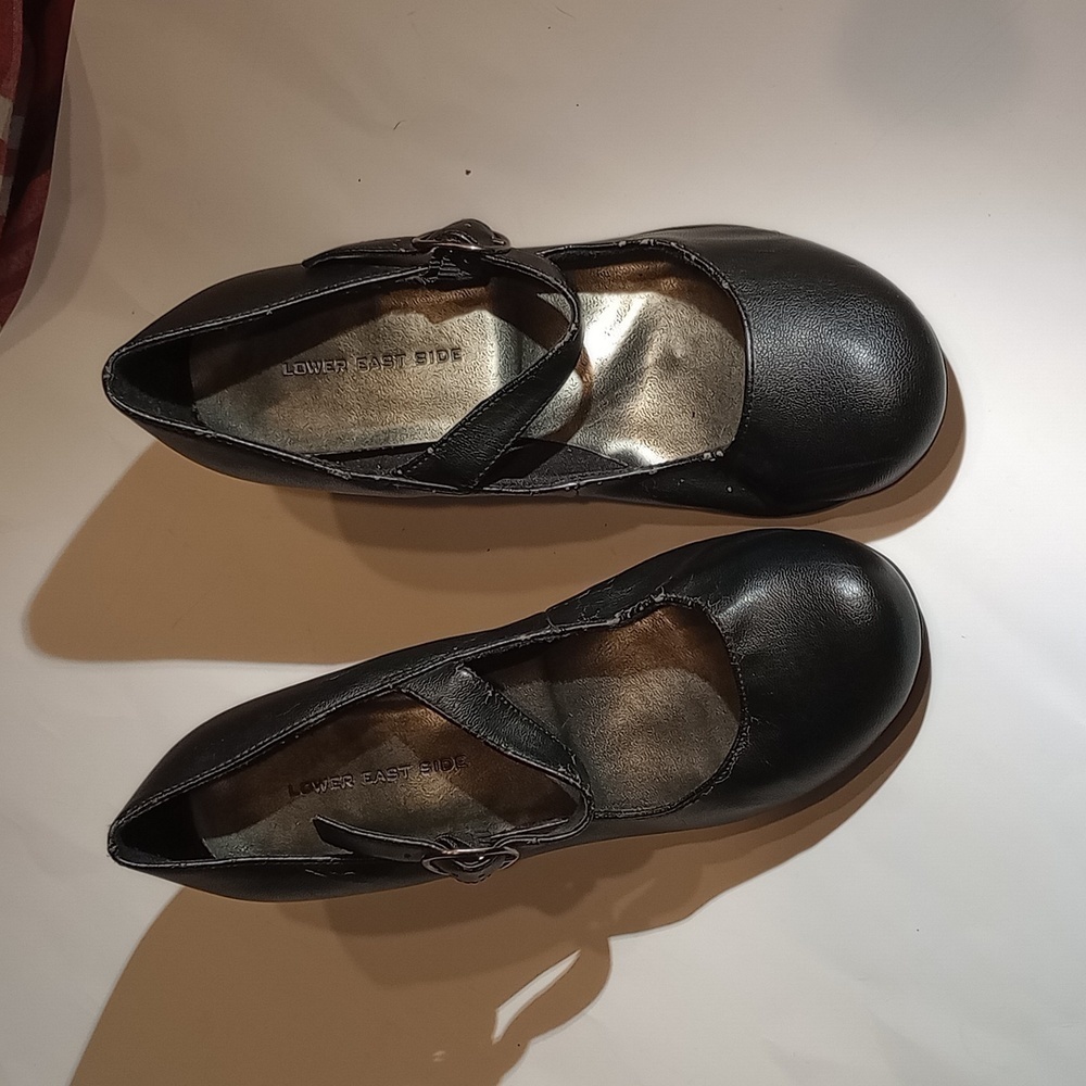 Lower East Side heeled shoes, size 6.5, 3" heel